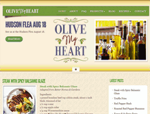 Tablet Screenshot of olivemyheart.com